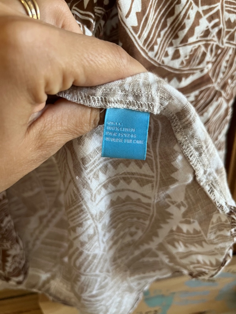 Linen top medium - Picture 5 of 5